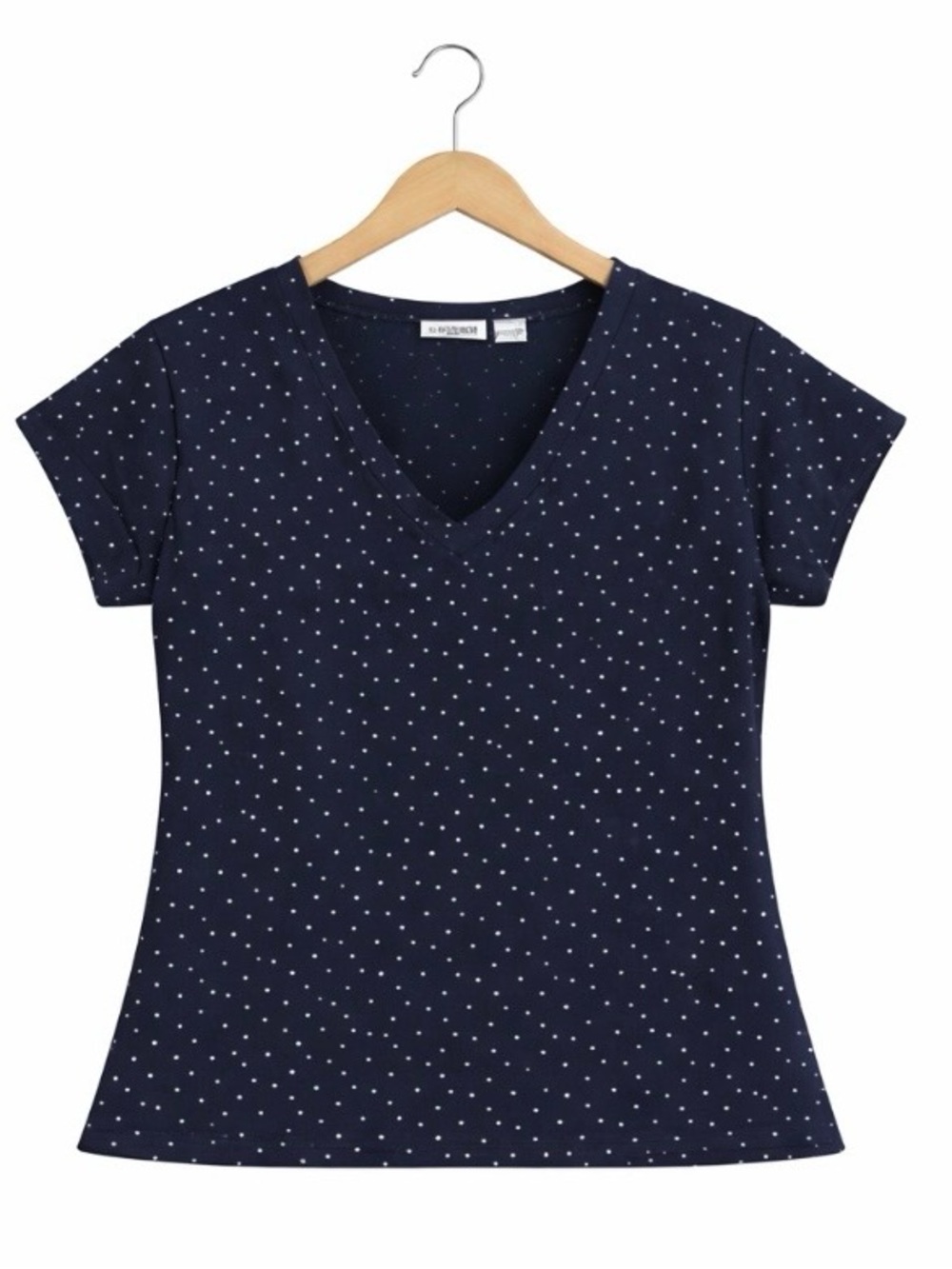Chico’s Black/White Polka Dot Top